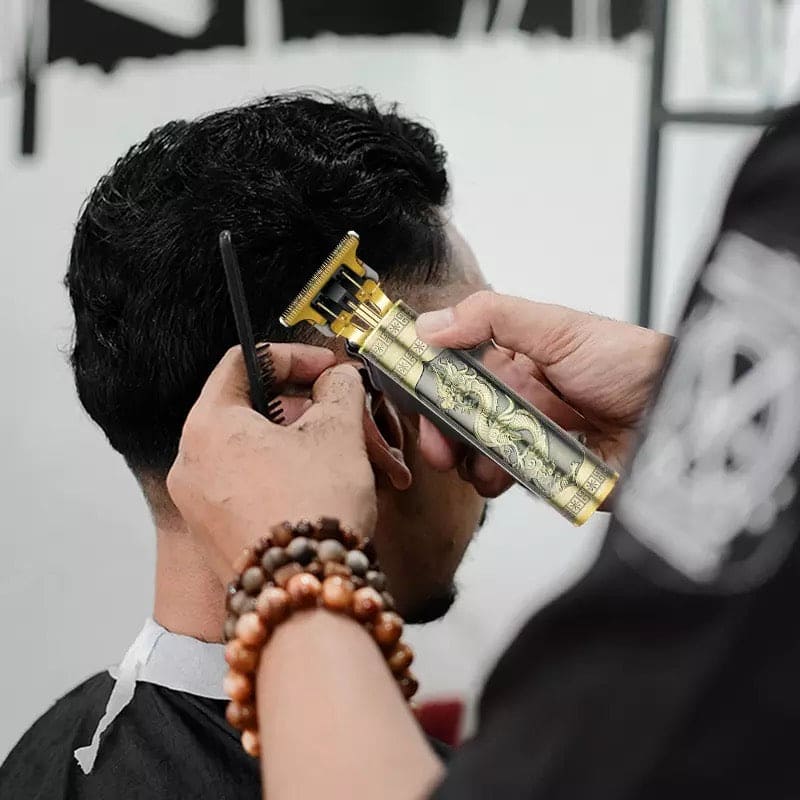 Vintage T9 Golden Dragon Trimmer, Electric Clipper Razor, Hair Cutting Machine Trimmer For Men, T9 USB Electric Professional Beard Haircut Style Vintage T9 Golden Dragon Trimmer, Electric Clipper Razor, Hair Cutting Machine Trimmer For Men, T9 USB Electric Professional Beard Haircut Style